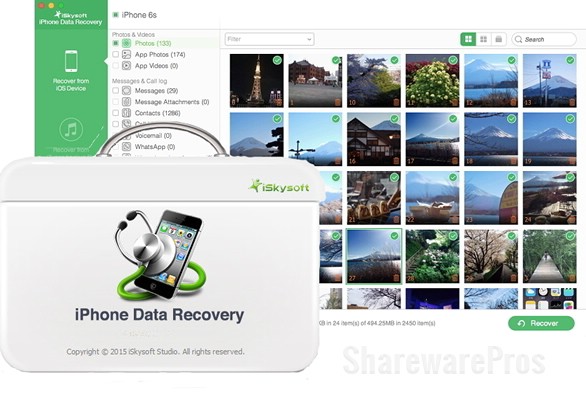 iskysoft data recovery search recovered files